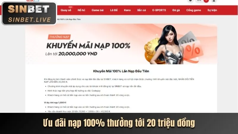 Ưu đãi hoàn trả hàng ngày